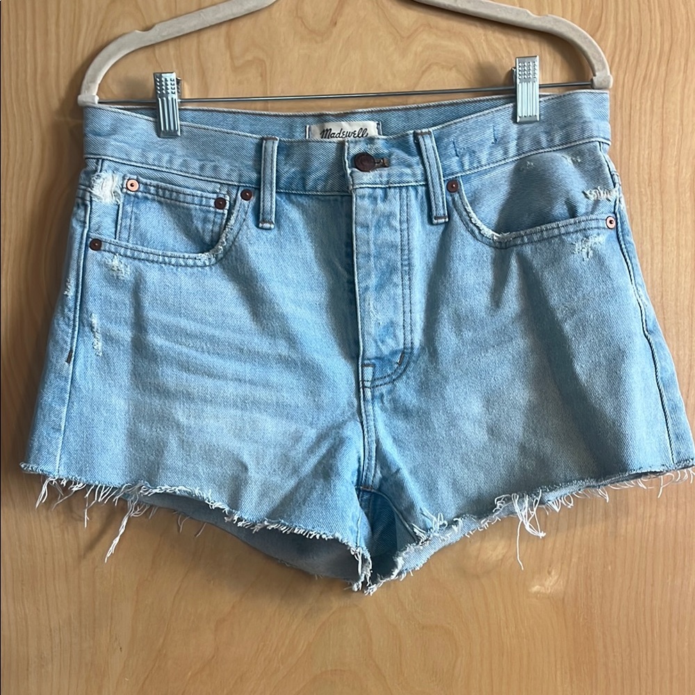 Madewell Relaxed Denim Shorts - Cedarcroft Wash